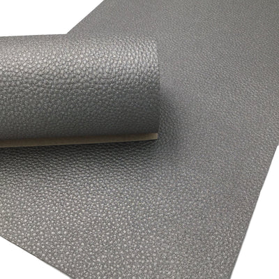PEWTER PEARL Faux Leather Sheets