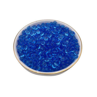 100g Blue Fishbowl Beads