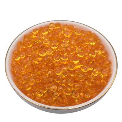 100g Orange Fishbowl Beads