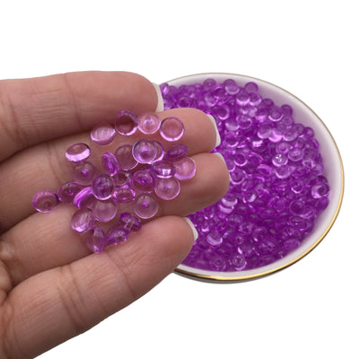 100g Purple Fishbowl Beads