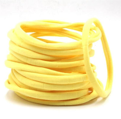 Yellow Nylon Headbands