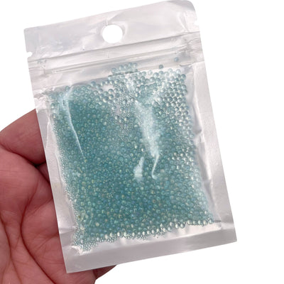 Blue Water Bubble Beads