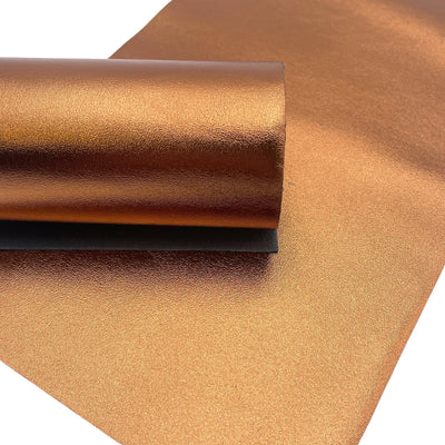 Bronze Metallic Faux Leather Sheet