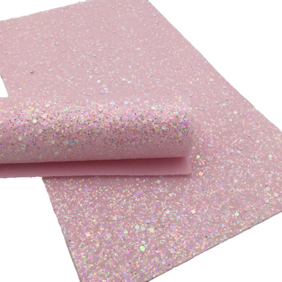 PINK CANDY CRUSH Chunky Glitter Canvas Sheets