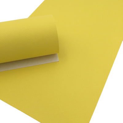 YELLOW SAFFIANO Faux Leather Sheets