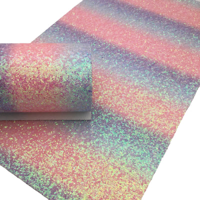 COTTON CANDY Chunky Glitter Canvas Sheets