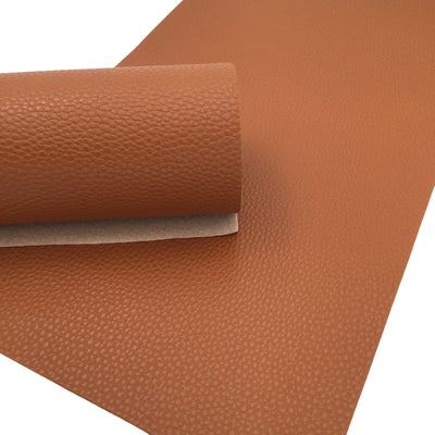 CAMEL BROWN Faux Leather Sheets