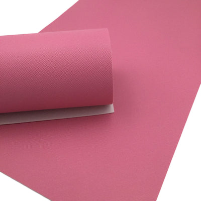 ROUGE PINK SAFFIANO Faux Leather Sheets