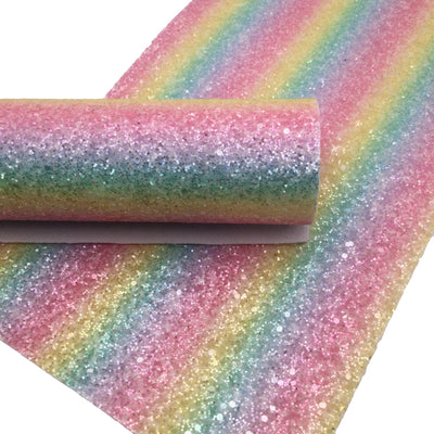 RAINBOW DASH Chunky Glitter fabric Sheets