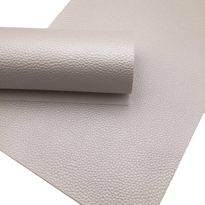 PEARL WHITE Faux Leather Sheets