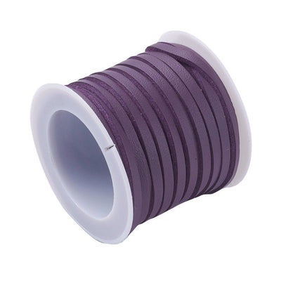 Plum Purple Flat Suede Cord
