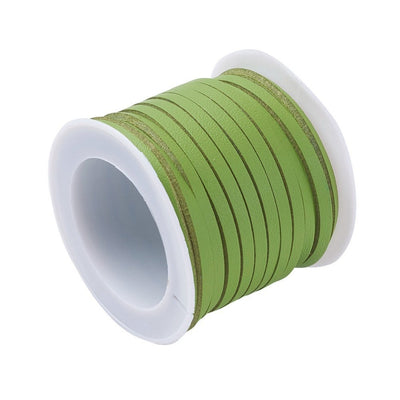 Apple Green Flat Suede Cord