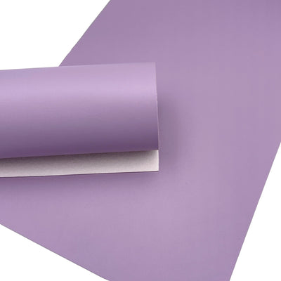 Orchid Purple Smooth Faux Leather Sheets