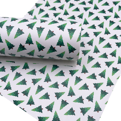 CHRISTMAS TREE Faux Leather Sheets