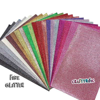 Fine Glitter Fabric Sheet