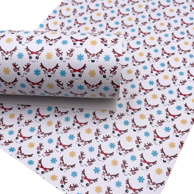 CUTEST REINDEER Faux Leather Sheets