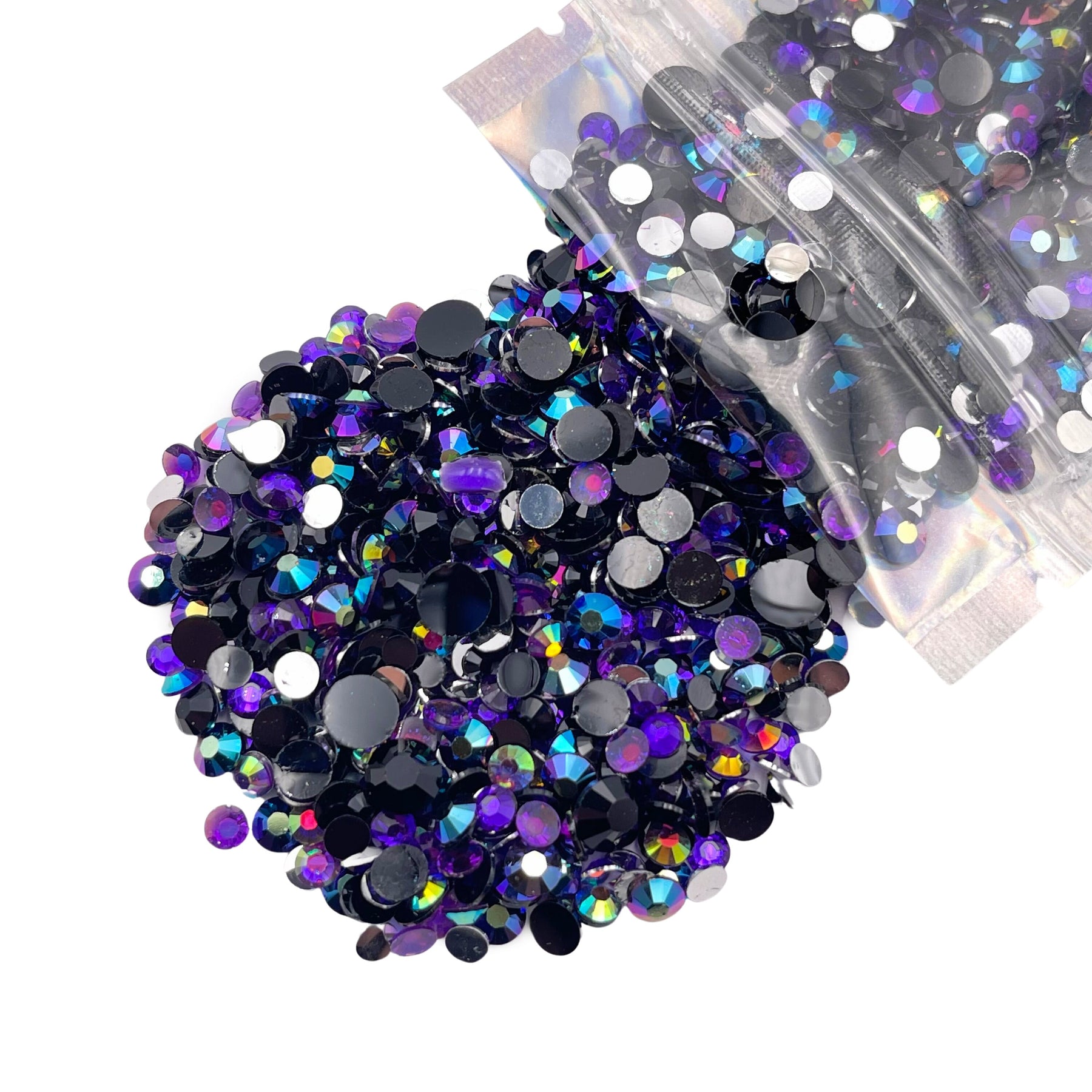 Galaxy Rhinestones Black Galaxy Resin Rhinestone Mix – Craftyrific