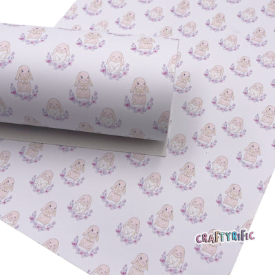 Sweet Bunny Premium Printed Faux Leather