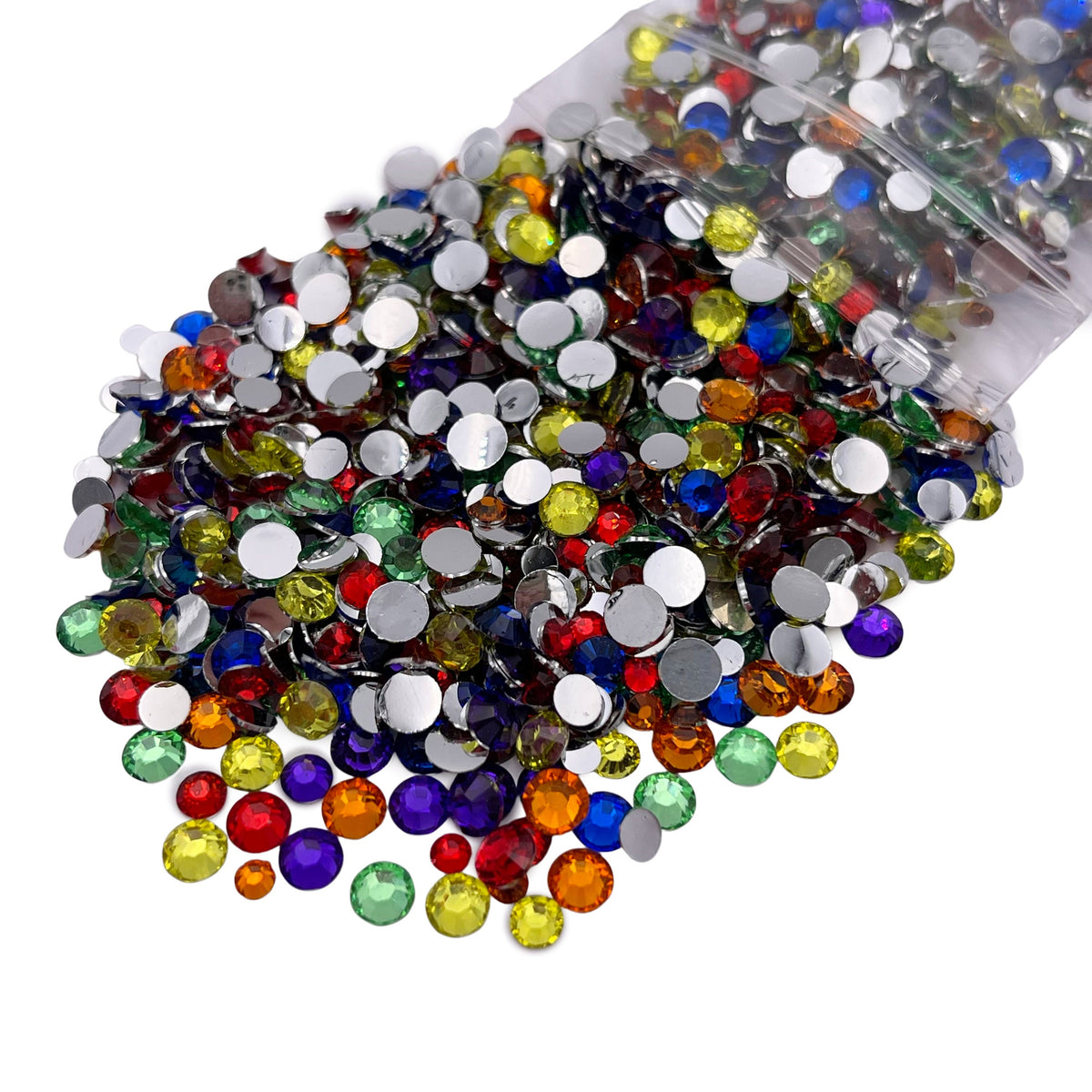 Rainbow Resin Rhinestone Mix – Craftyrific