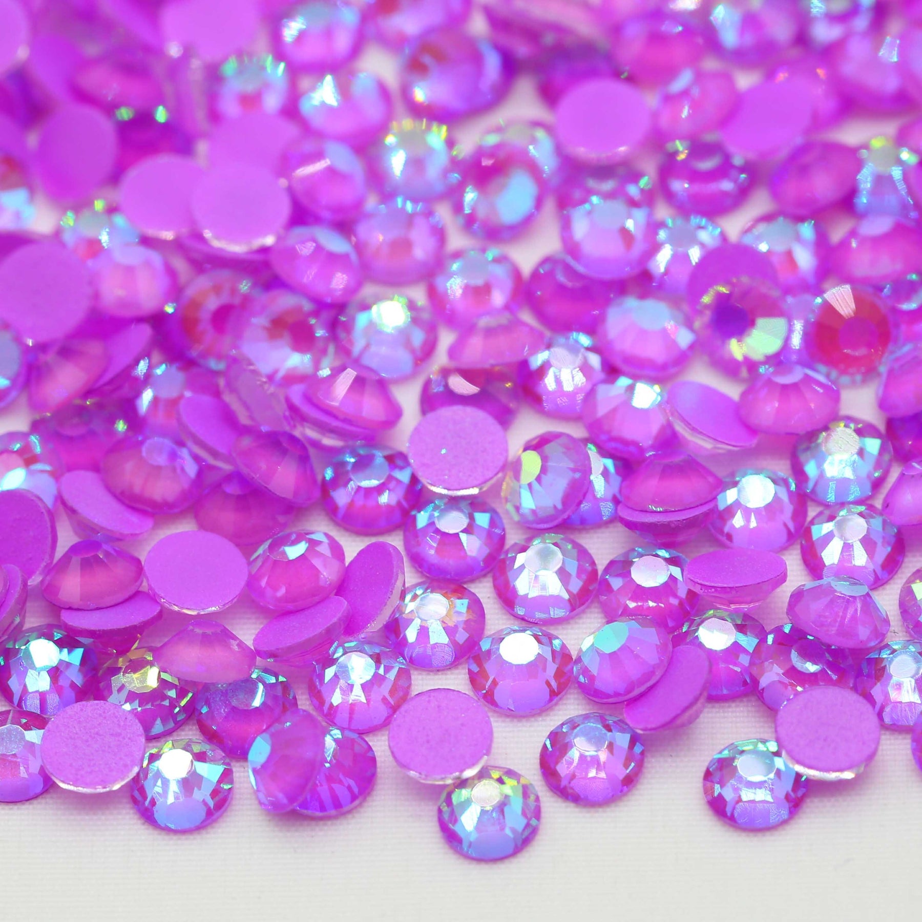Purple Rhinestone Glass Deep Purple Luminous Glass Rhinestones – Craftyrific
