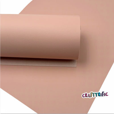 Blush Pink Smooth Faux Leather Sheets, Faux Leather Sheets, Leather for Earrings, Hair Bow Material