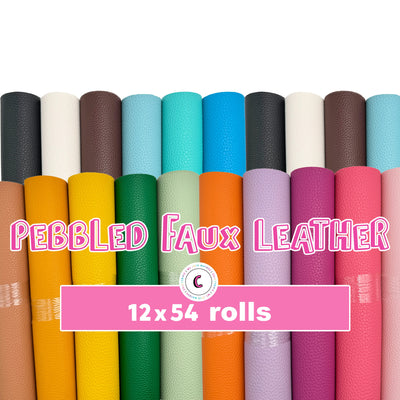 Faux Leather Roll 10x52" Inch
