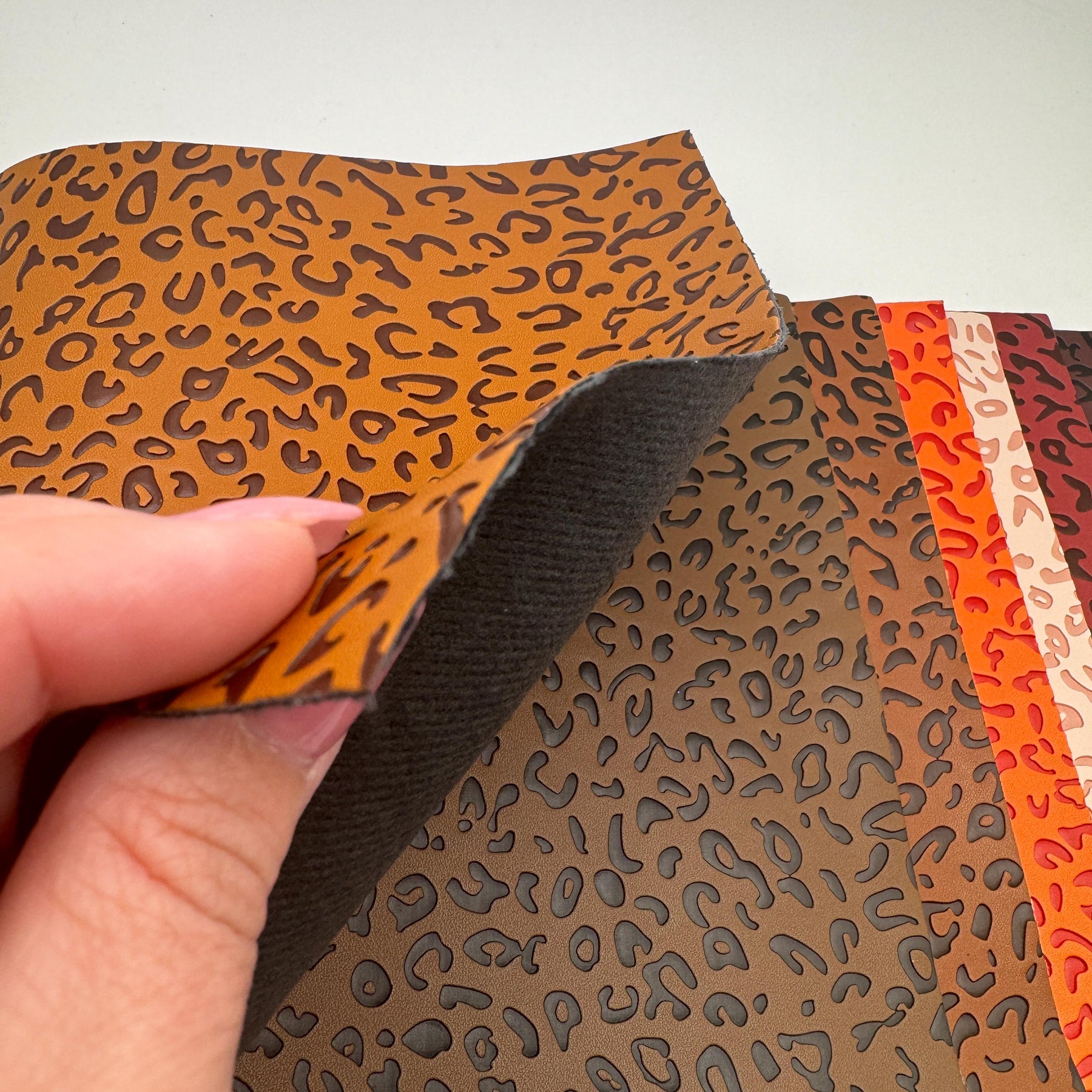 Leopard Faux Leather Sheet – Craftyrific