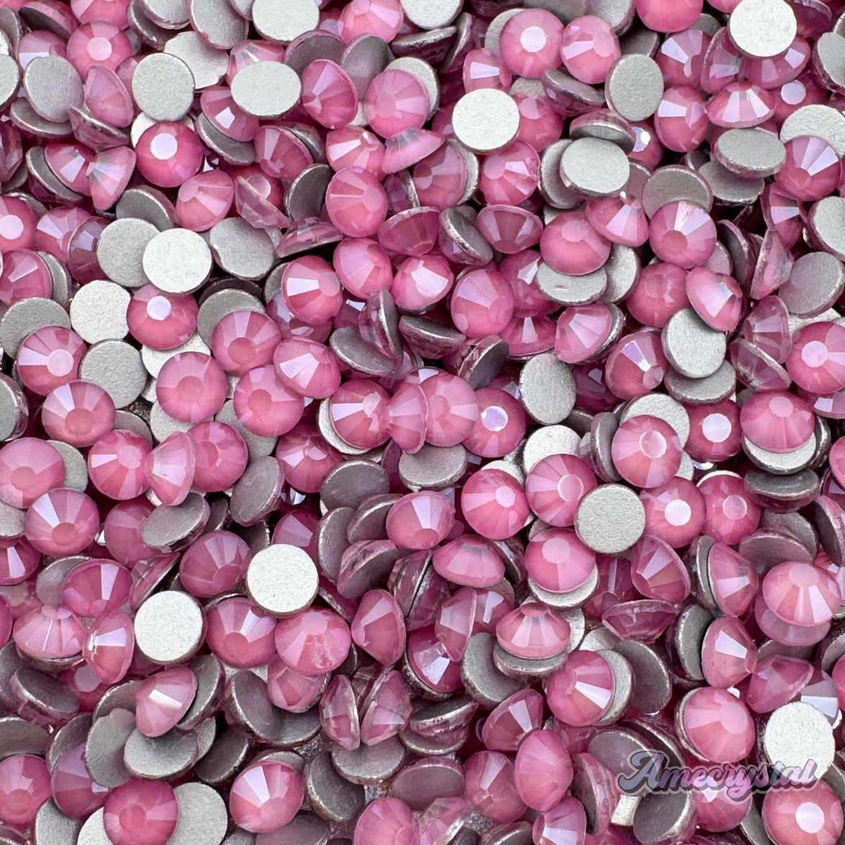 Rose Pink Mocha Matte Glass Rhinestones – Craftyrific