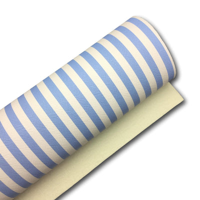 LARGE BLUE STRIPES Canvas Fabric Sheet