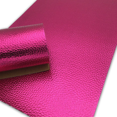 PINK METALLIC Faux Leather Sheet, PU Leather, Leather for Earrings - 0047