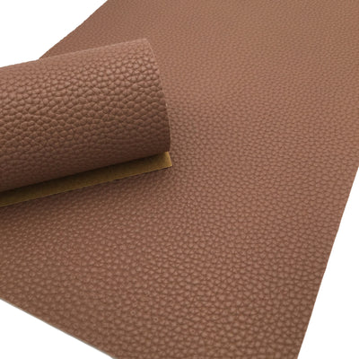 FUDGE BROWN Faux Leather Sheets, PU Leather, Vegan Leather - 0018