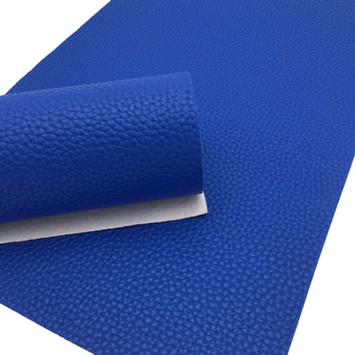 ROYAL BLUE Faux Leather Sheets