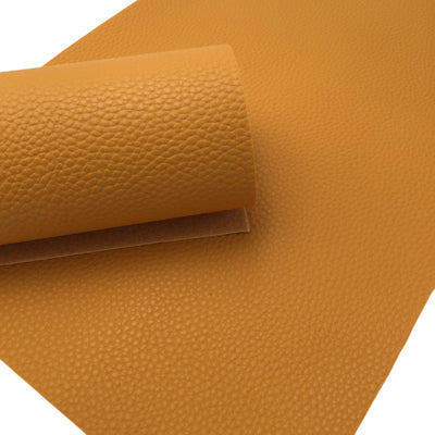 MUSTARD Faux Leather Sheets