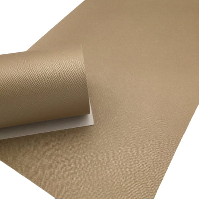 GOLD SAFFIANO Faux Leather Sheets