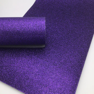 Dark Purple Glitter Canvas Sheets