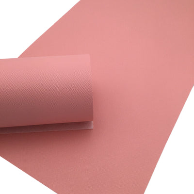 CORAL PINK SAFFIANO Faux Leather Sheets