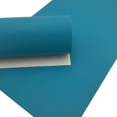 DARK TEAL SAFFIANO Faux Leather Sheets