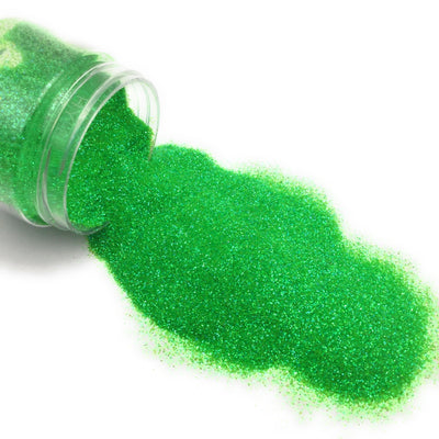 NEON GREEN Iridescent Ultra Fine Loose Glitter