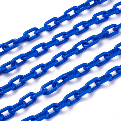 ROYAL BLUE Plastic Chain 16 inch