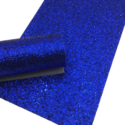 BLUE Chunky Glitter Canvas Sheets