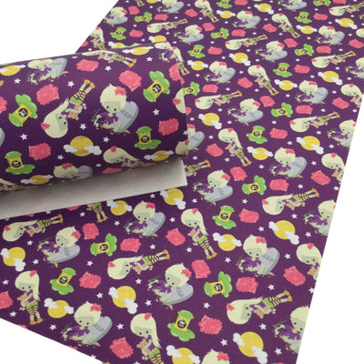 CUTE ZOMBIE Faux Leather Sheets