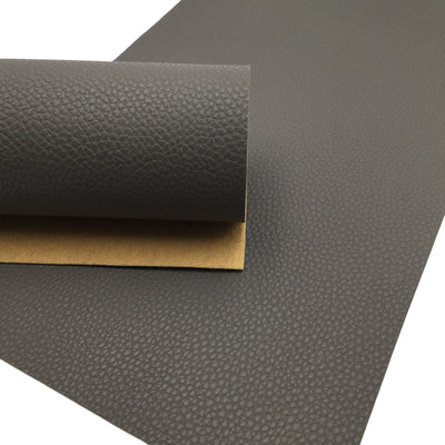 DARK GRAY Faux Leather Sheets