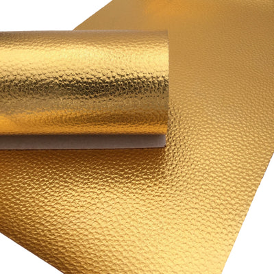 RICH GOLD METALLIC Faux Leather Sheet