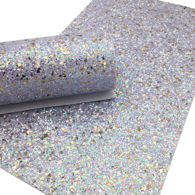 FAIRYTALES Lilac Chunky Glitter Canvas Sheets