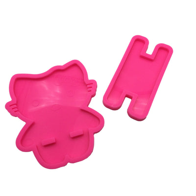 5" Inch Tall Kitty Phone Holder Silicone Mold