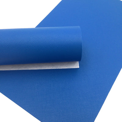 ROYAL BLUE SAFFIANO Faux Leather Sheets