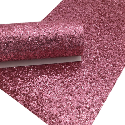 PINK Chunky Glitter Canvas Sheets