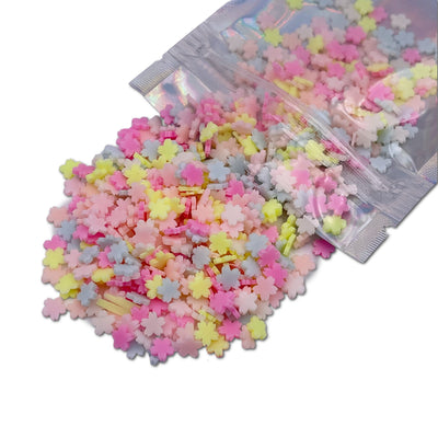 Pastel Sakura Flower Polymer Clay Sprinkles