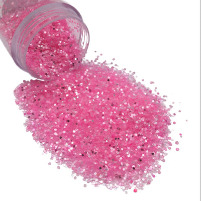 PINK SUGAR Hex Shape Glitter 10g Jar