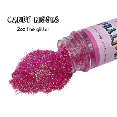 Candy Kisses Fine Glitter 2oz Bottle
